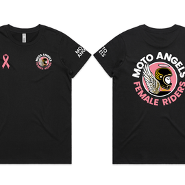 Moto Angels Breast cancer - tanks tees and hoodies