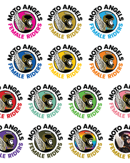 Moto Angels Female Riders logo - tanks tees and hoodies