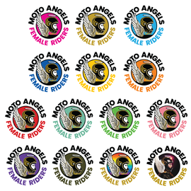 Moto Angels Female Riders logo - tanks tees and hoodies