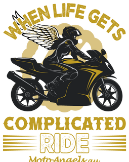 Moto Angels It's complicated - tanks tees and hoodies