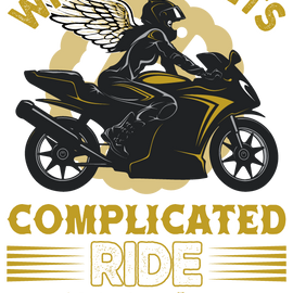 Moto Angels It's complicated - tanks tees and hoodies