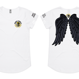 Moto Angels Wings - tanks tees and hoodies