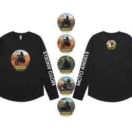 Moto Angels Cool Chicks Ride Motorcycles - tanks tees and hoodies