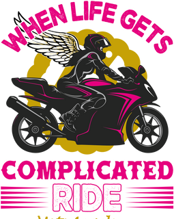 Moto Angels It's complicated - tanks tees and hoodies