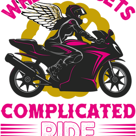 Moto Angels It's complicated - tanks tees and hoodies