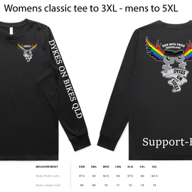 Dykes on Bikes - Ride With Pride - SUPPORT-HER