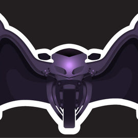 Bat motorbike design decal sticker