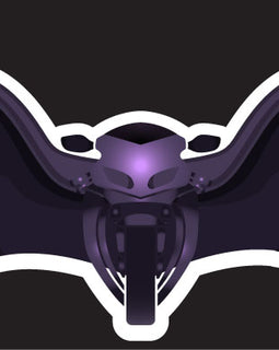 Bat winged motorbike design