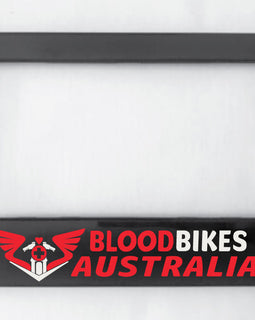 BloodBikes Australia motorbike number plate frame