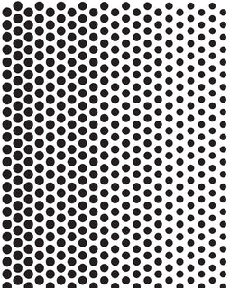 Decal sheet of dots in black
