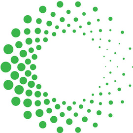 Decal sheet of dots in sun circles