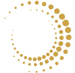 Decal sheet of dots in transition of circles