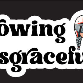 Growing Old Disgracefully - decal