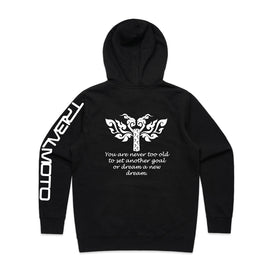 Never too old design - long sleeved and hoodie