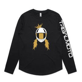 Motorbike queen - long sleeved and hoodie