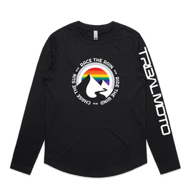 Race the rainbow - long sleeved and hoodie