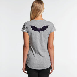 Design on a grey mali tee