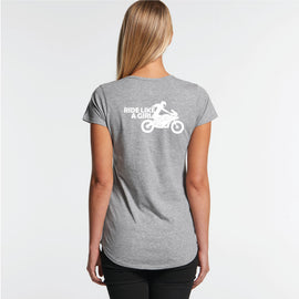 Ride like a girl motorbike - tees