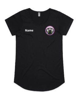 WOW Women on Wheels scoop neck tee