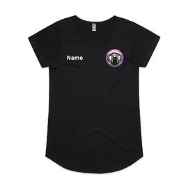 WOW Women on Wheels scoop neck tee