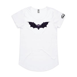 Design on a white mali tee