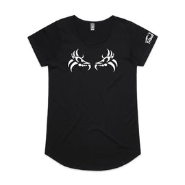 Design on a black mali tee