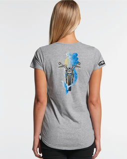 Design on a grey mali tee