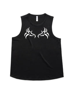 Design on a black martina tank