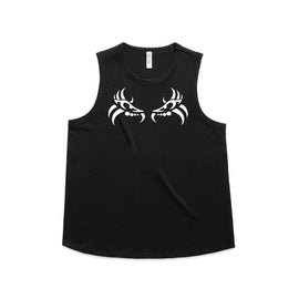 Design on a black martina tank