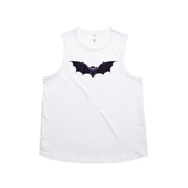 Design on a white martina tank