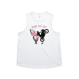 White martina tank wih design