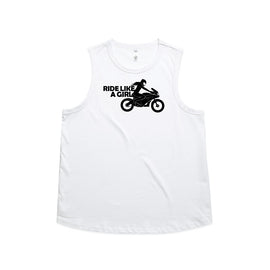 Ride like a girl road motorbike design