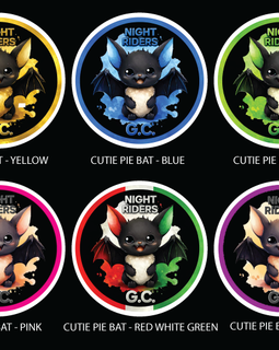 Night Riders GC - round stickers