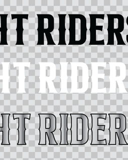 Night Riders GC - long stickers