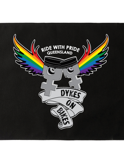 Dykes on Bikes flag