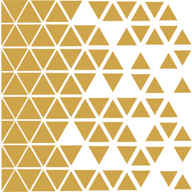 Decal sheet of triangles