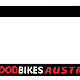 BloodBikes Australia motorbike number plate frame