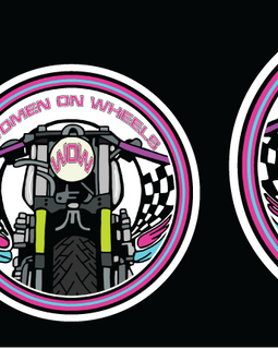 WOW Women on Wheels decals