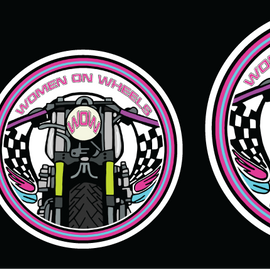 WOW Women on Wheels decals