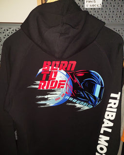 Born to ride adrenalin tee black