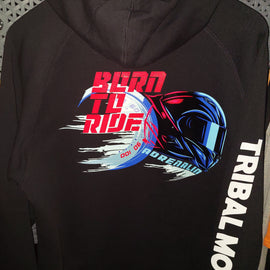 Born to ride adrenalin tee black