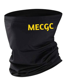 Black snood with mecgc letters 
