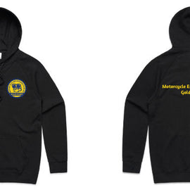 MECGC black hoodie with zip