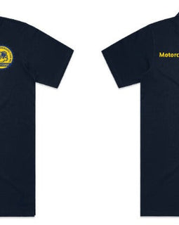 Men's Blue navy polo with logo on front
