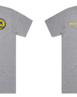 Men's Grey polo with logo on front