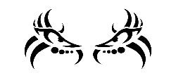 Tribal eyes decal options