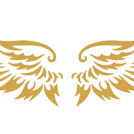 Image of wings in gold