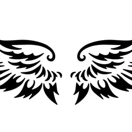 Image of wings in black